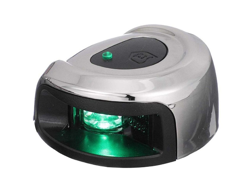 attwood Navigation Light LED 2NM Deck Mount Stainless Starboard